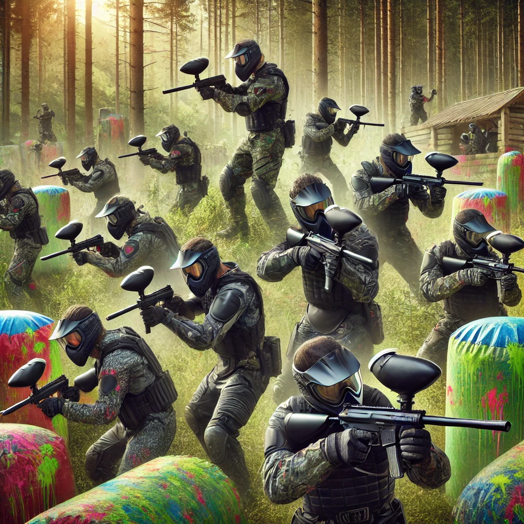 Wyjście klasy 3Tf na paintball