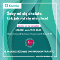 Młodzieżowe Dni Wolontariatu – warsztaty