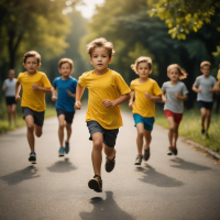 Uczniowie ZSZ HTS na Mini Melts Kraków Run dla dzieci